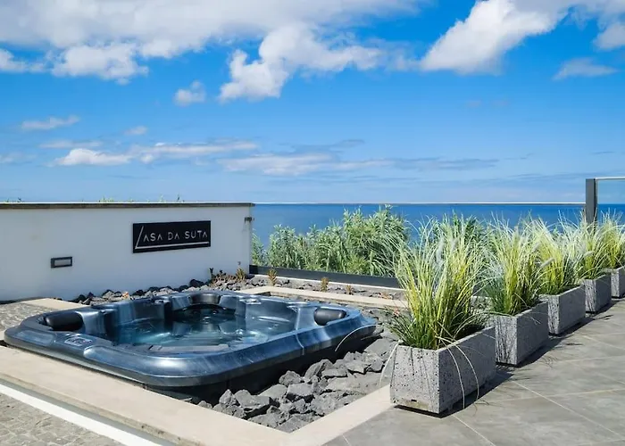 Casa Da Suta - Jacuzzi With Ocean View Ferienhaus Calhetas